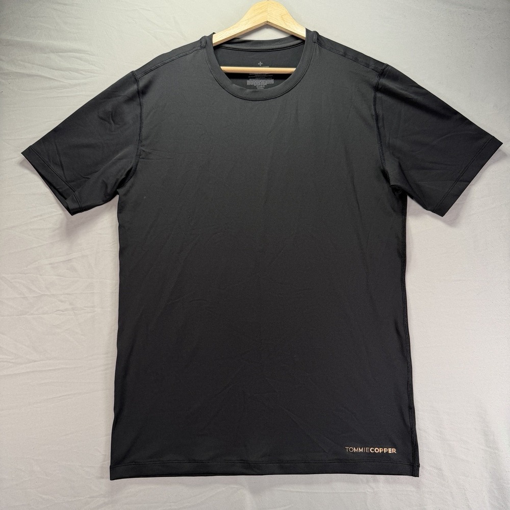 Tommie Copper Compression Shirt Mens 2XL Black Short Sleeve Work Out Training